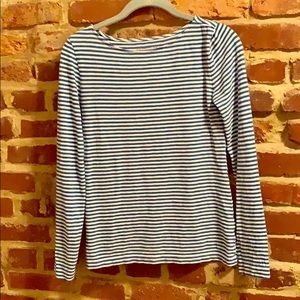 J.Crew striped artist tee
